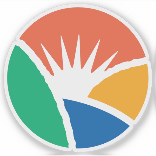 Logo of South Gyeongsang Province, South Korea Aufkleber (Vorderseite)