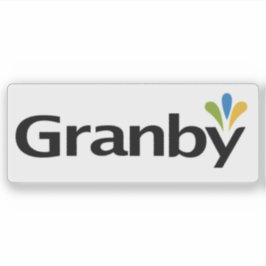 Logo of the city of Granby, Quebec, Canada Aufkleber