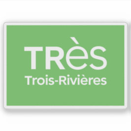 Logo of the city of Trois-Rivières, Quebec, Canada Aufkleber