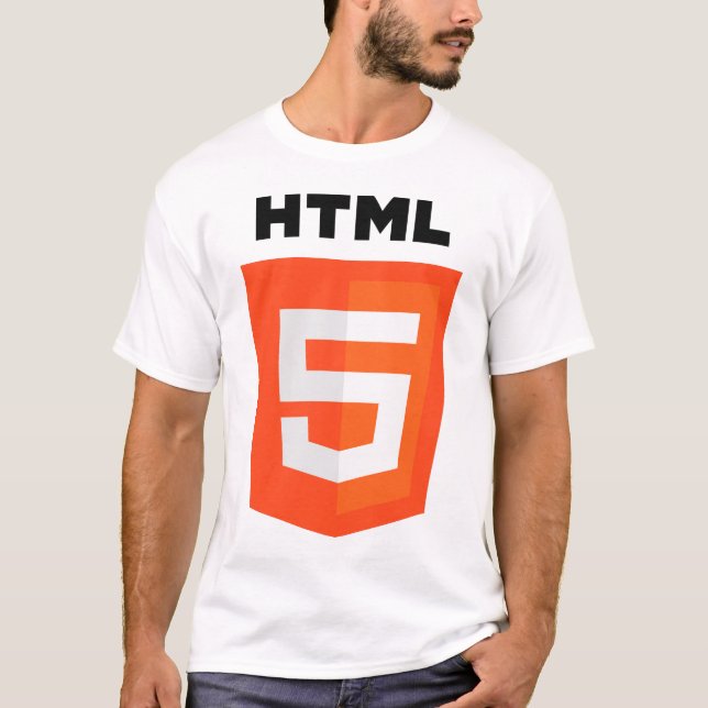 Logo-offizielles W3 W3C HTML 5 T-Shirt (Vorderseite)