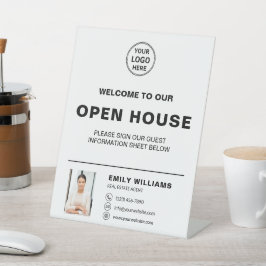 Logo "Open House Real Anwesen" Sockelschild