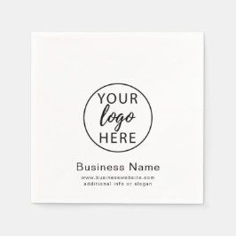 Logo-Papier für kundenspezifische Geschäftsmodelle Serviette