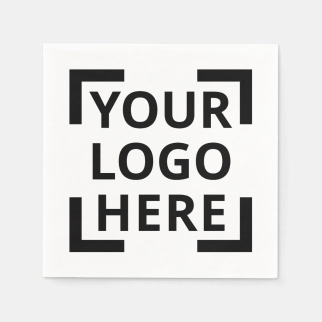 Logo-Papier Napkins Serviette (Vorderseite)