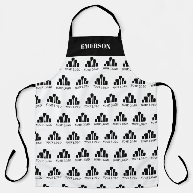 Logo-Patername hinzufügen Schürze (Vorderseite)