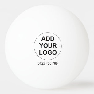 Logo Pong Ball - Weiß Tischtennisball