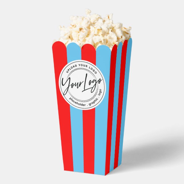 Logo-Popcorn für besondere Veranstaltungen Geschenkschachtel (Geplatzt)