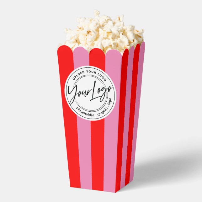 Logo-Popcorn für besondere Veranstaltungen Geschenkschachtel (Geplatzt)