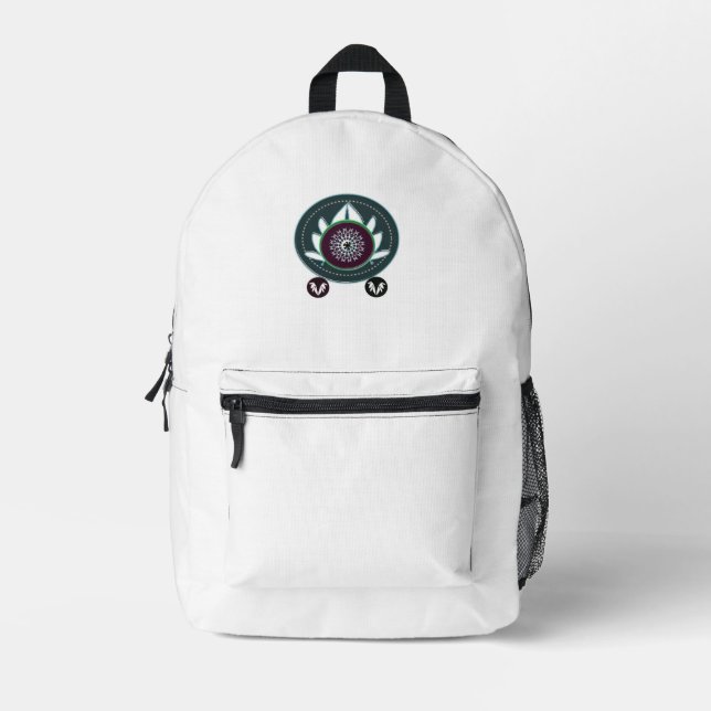 Logo-Position 1 Bedruckter Rucksack (Vorderseite)