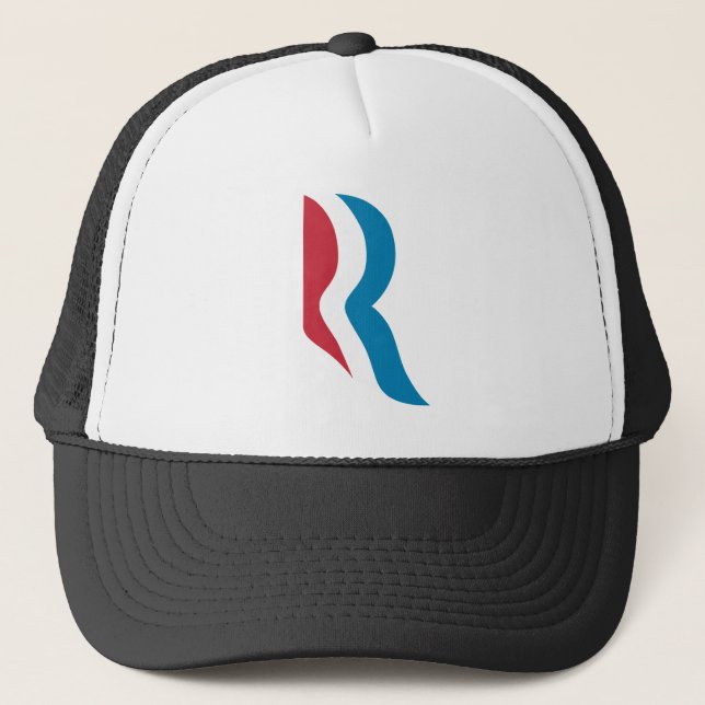 Logo-Präsident 2012 Mitt Romneys "R" Truckerkappe (Vorderseite)