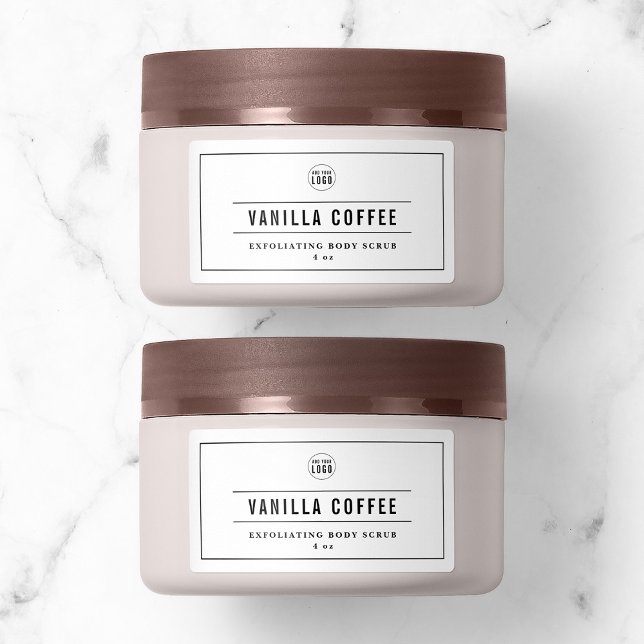 Logo-Produktkennzeichnung für schwarze Grenzen und Adressaufkleber (Von Creator hochgeladen)