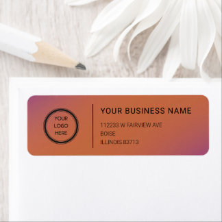 Logo Professional Business Return Address Label