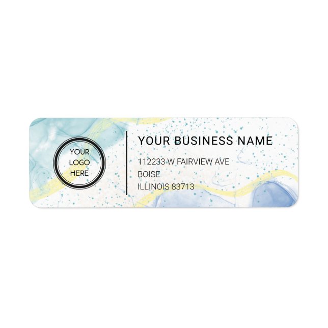 Logo Professional Business Return Address Label (Vorne)