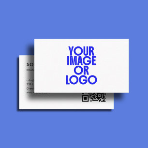 Logo Professional Consultant QR-Code Minimal Weiß Visitenkarte