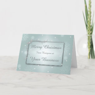 Logo & Promo Geschäft Frohe Weihnachtsgrüße Feiertagskarte