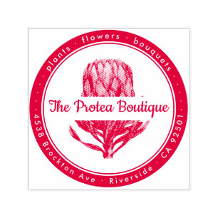 Logo Protea Self Inking Rücksendeadresse Briefmark Permastempel