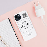 Logo QR Code Business Beruflich iPhone Case 13 Hülle<br><div class="desc">Fügen Sie Ihr Logo hinzu.</div>