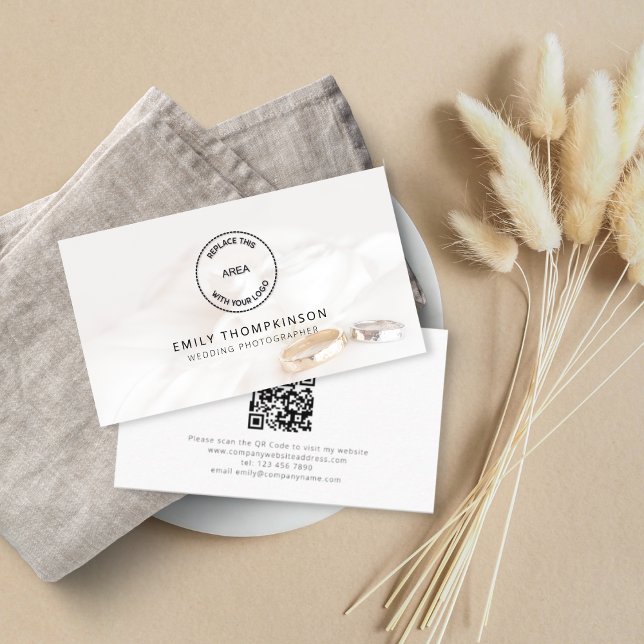 Logo QR Code Foto Overlay Wedelfotograf Visitenkarte (Von Creator hochgeladen)