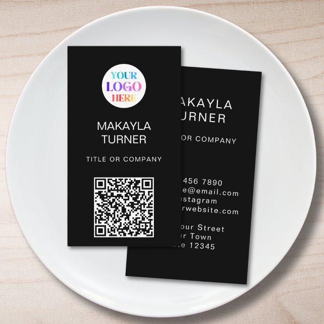 Logo QR-Code Geschäft Professionell Visitenkarte (Von Creator hochgeladen)