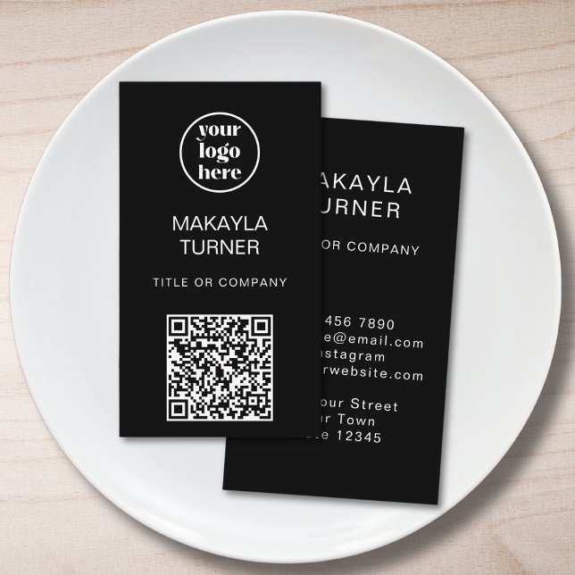 Logo QR-Code Geschäft Professionell Visitenkarte (Von Creator hochgeladen)