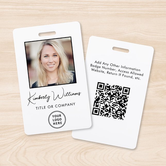 Logo-QR-Code-Mitarbeiter-Fotoausweis Ausweis (Von Creator hochgeladen)