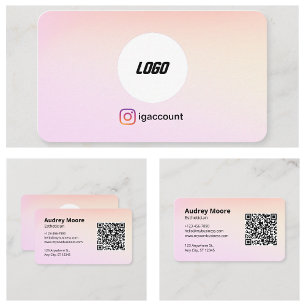 Logo QR Code Östhetiker Beruflich Visitenkarte