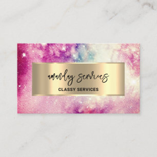Logo QR Code Shop Stars Galaxy Business Visitenkarte
