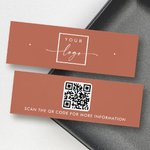 Logo QR Code Terracotta-Ohrring-Display-Karte