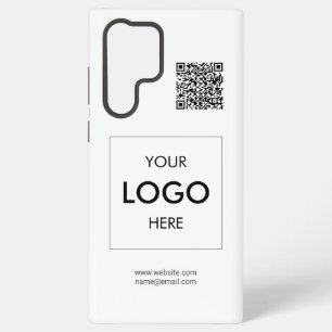 Logo QR-Code Weiß Professional Samsung Galaxy Hülle