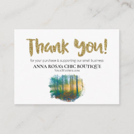 *~* LOGO QR DANK DANK, DASS SIE WALDWÜRDE AP8 BEGLEITKARTE