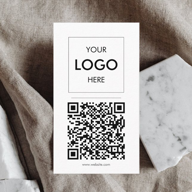 Logo QR Minimalistische Berufliche Visitenkarte (Von Creator hochgeladen)