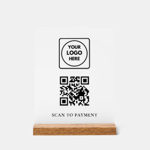 Logo-QR-Scan-to-Pay-Acrylschild Acrylschild
