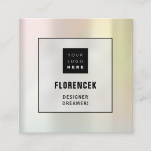 Logo QRCODE Shop-Tool Makeup Minimalismus Quadratische Visitenkarte