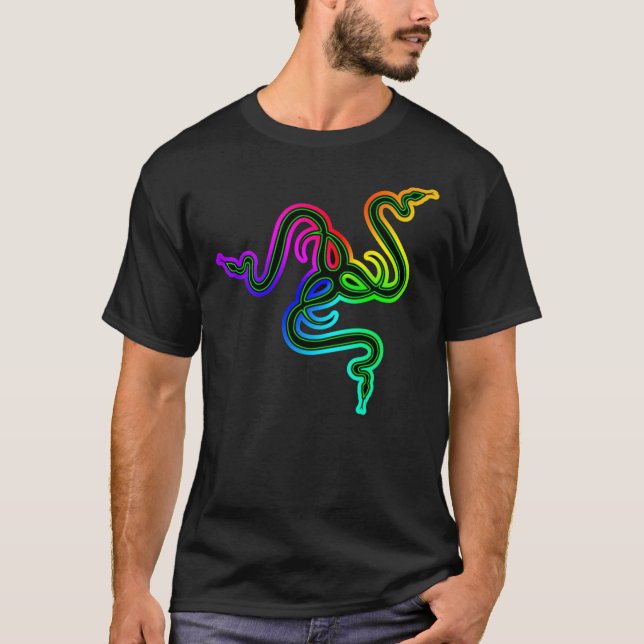 LOGO - "RAZER" Klassischer T - Shirt (Vorderseite)
