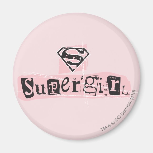 Logo-Ransom für Supergirl Magnet (Vorne)