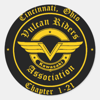 Logo - Reiter Cincinnatis Vulcan Runder Aufkleber