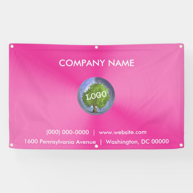 Logo-Rosa im Freien Banner (Horizontal)