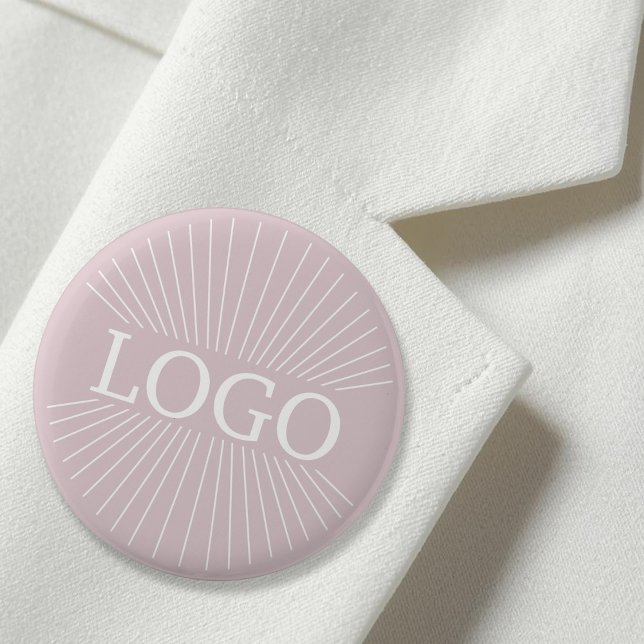 LOGO Rosé Company Branding  Button (LOGO Blush Pink Company Branding Button)