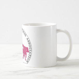 Logo-Rose Tassen-Cabernets CHA Interieur Blanc Kaffeetasse