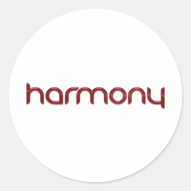 Logo-rot-Glas-1000x300 Runder Aufkleber (Vorderseite)