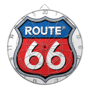 Logo "Route 66" Dartscheibe