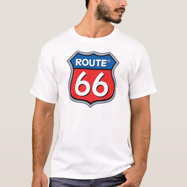 Logo "Route 66" T-Shirt (Vorderseite)