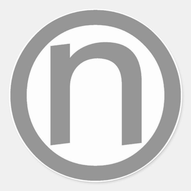 Logo Runder Aufkleber (Vorderseite)