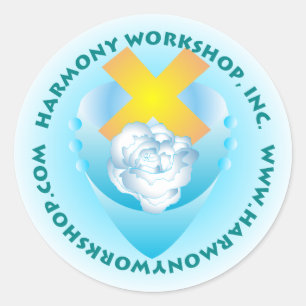 Logo Runder Aufkleber