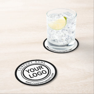 Logo-Rundpapier-Untersetzer für kundenspezifische  Runder Pappuntersetzer