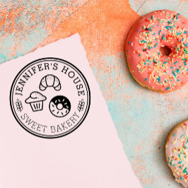 Logo-Rundschreiben für selbstgebackene Großbäckere Gummistempel