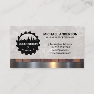 Logo "Saw Hammer"   Erbauer Visitenkarte