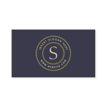 Logo-schlichter Abends-blauer