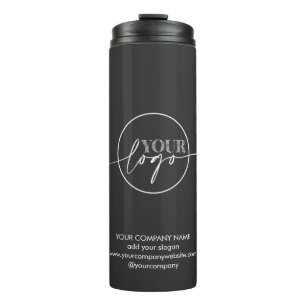 Logo-Schwarz-Business-Minimalistisch-Corporate-Mar Thermosbecher