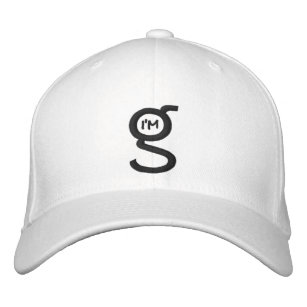 Logo Schwarzen Embroided der natürliches Bestickte Kappe