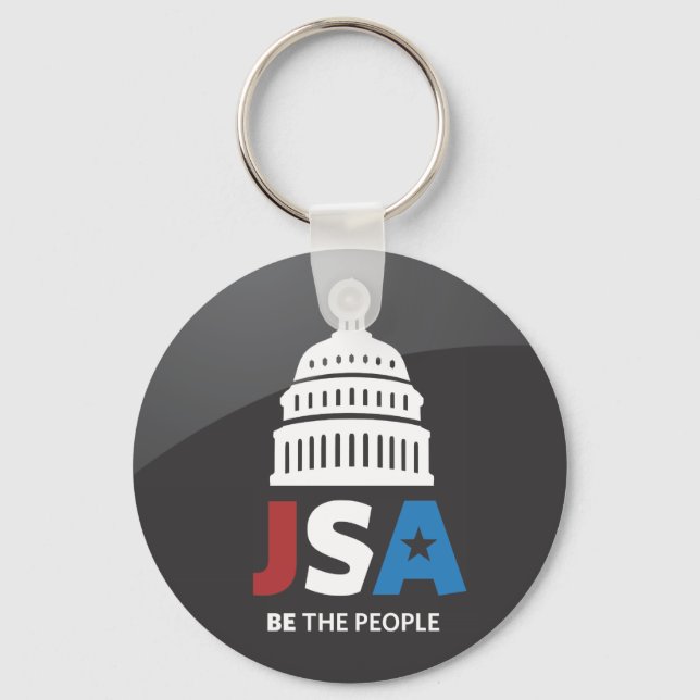 Logo-Schwarzer Schlüsselanhänger (Vorderseite)